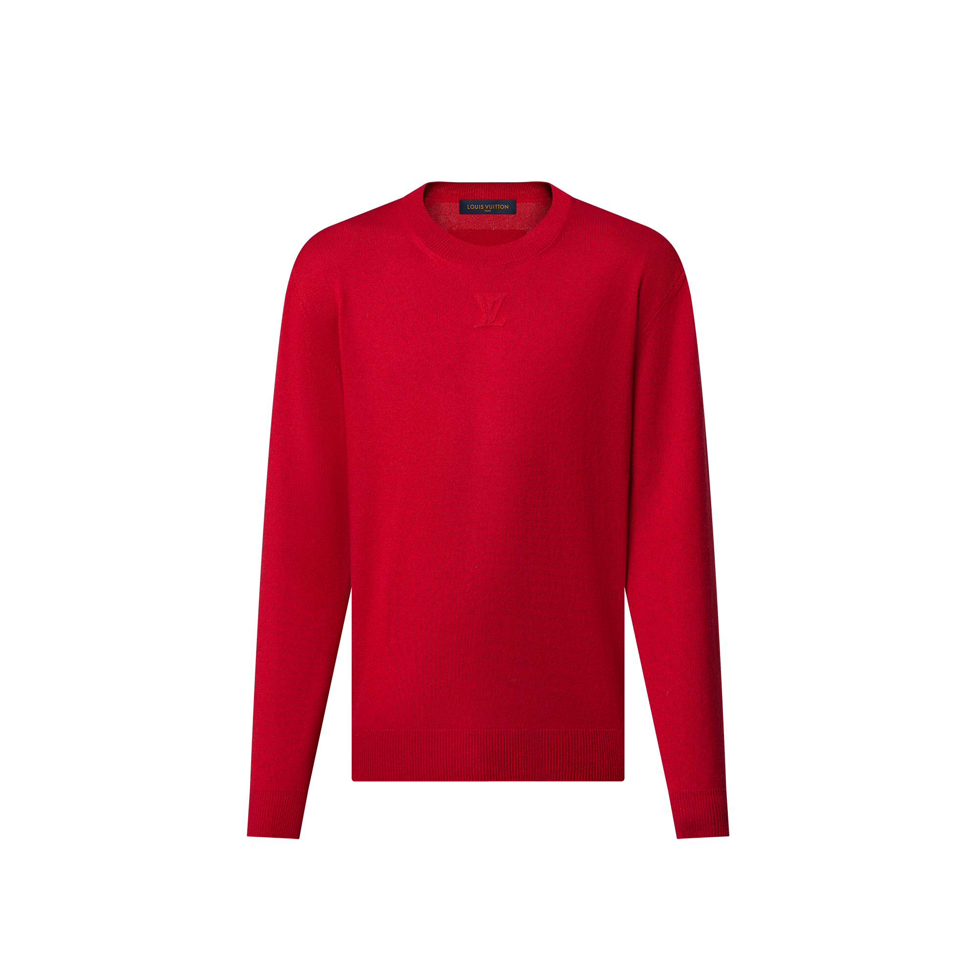 LV Embossed Cashmere Crewneck - Women - Ready-to-Wear | LOUIS VUITTON ®